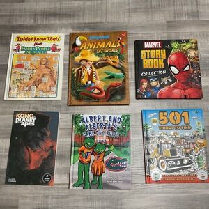 Lot‎ Of 6 Assorted Children's Boys Books Great Condition Mixture Kid Books